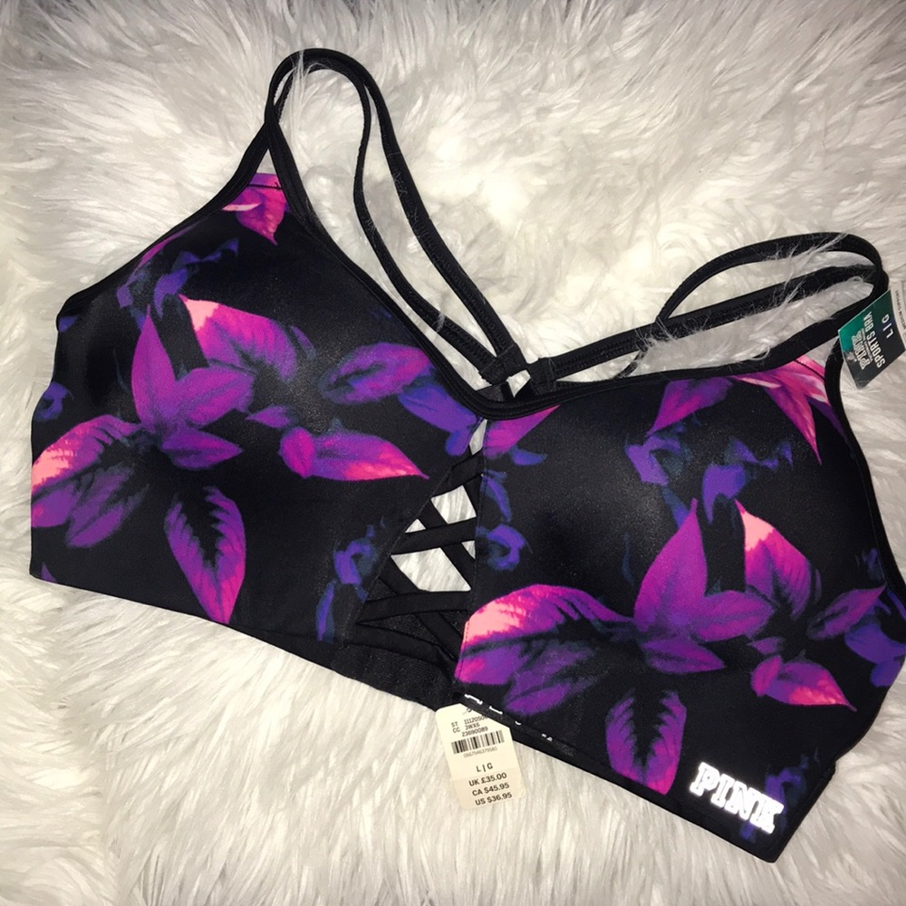 Pink Sports Bra